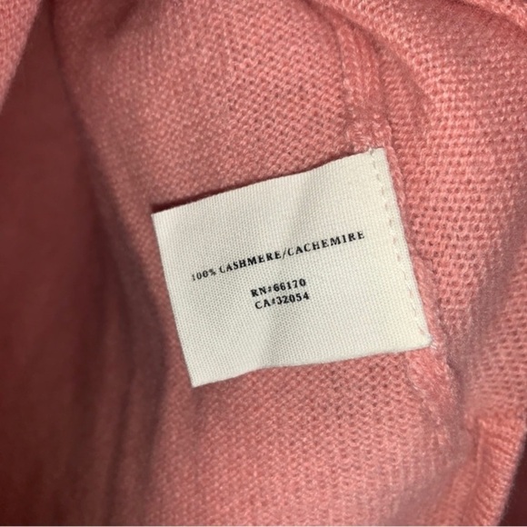 Sparrow‎ Large Pink Cashmere Lightweight Sweater  size M pullover soft - Picture 2 of 11
